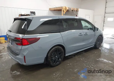 2025 Honda Odyssey Sport-L из США, поврежденный, VIN 5FNRL6H74SB081057